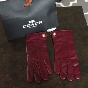 Coach Leather Gloves